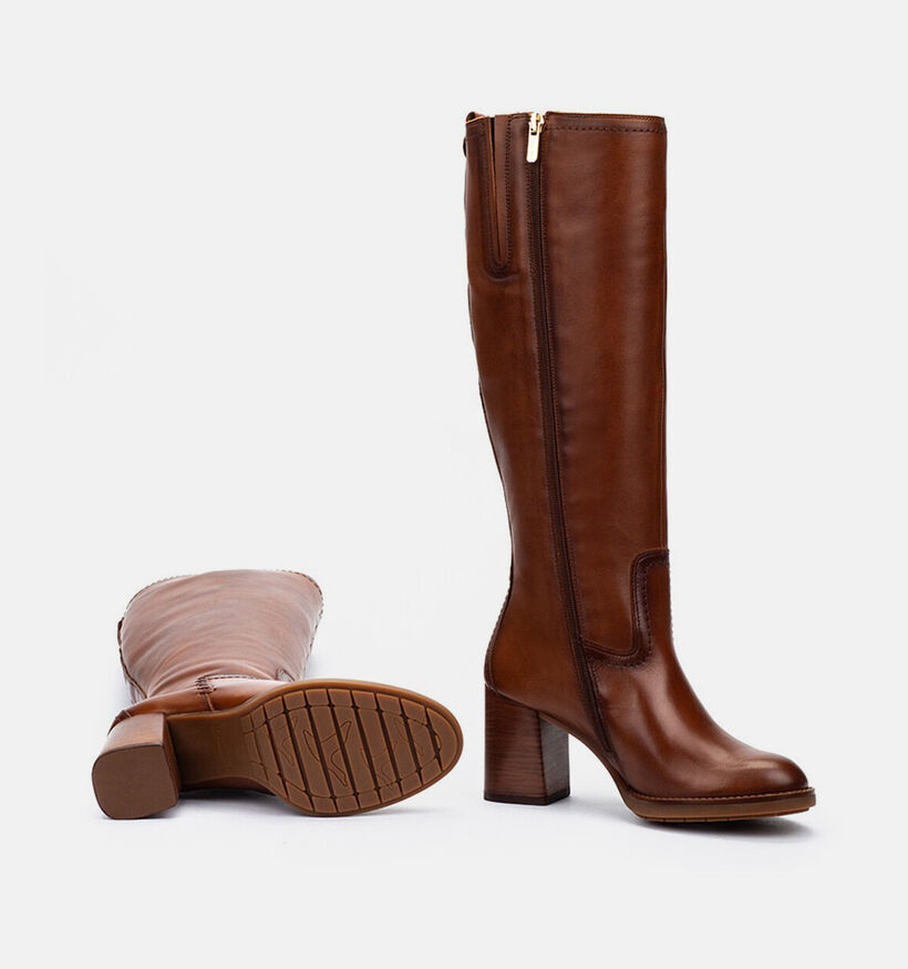 Pikolinos Palencia Bottes hautes en Cognac pour femmes (379311)