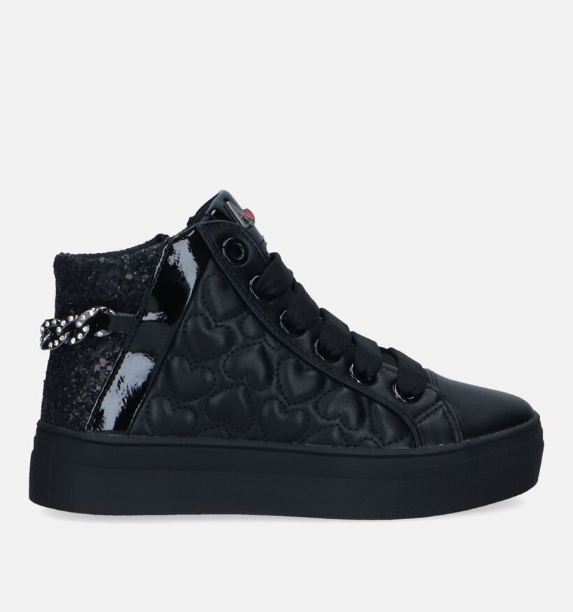 Asso Baskets montantes en Noir pour filles (331080)