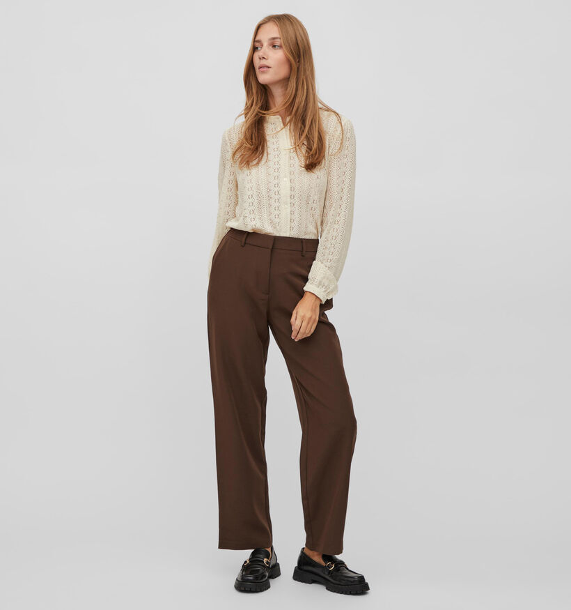 Vila Chikka Lace Zwarte Kanten Blouse voor dames (328870)