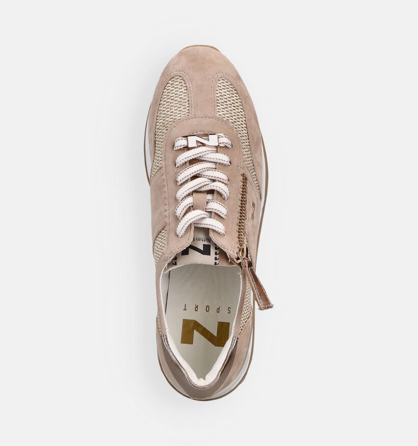 Nathan-Baume Baskets en Beige pour femmes (372235) - pour semelles orthop&eacute;diques