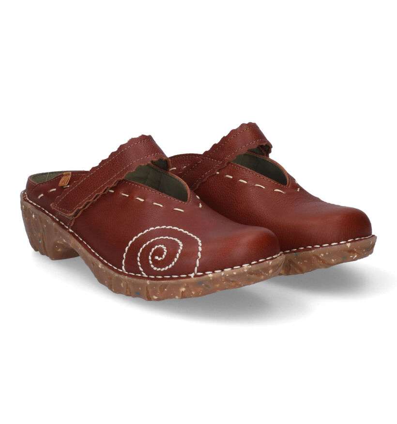 El Naturalista Yggdrasil Mules en Rouge en cuir (308009)