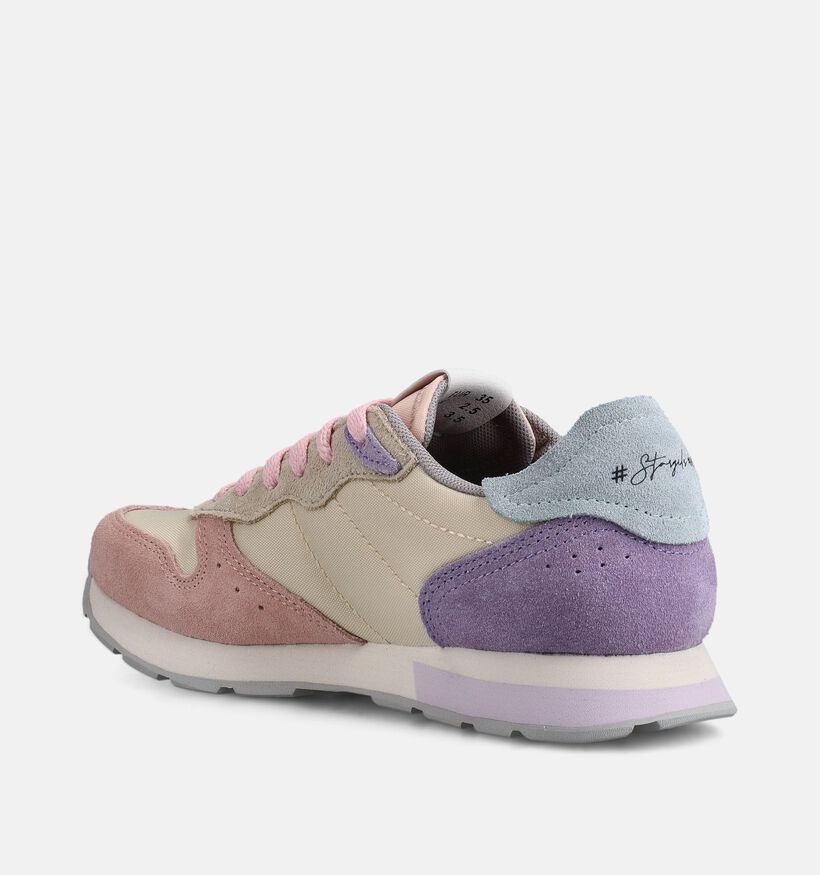 Sun68 Star Girl Mix Roze/Paarse Sneakers Colorblock voor meisjes (369055) - geschikt voor steunzolen