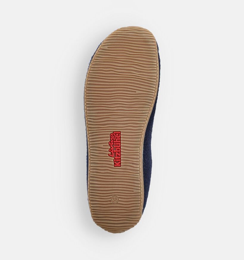 Living Kitzbühel Donkerblauwe Pantoffels voor dames (364880) - geschikt voor steunzolen