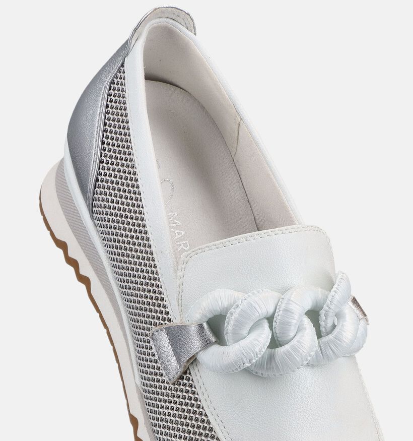 Marco Tozzi Witte Mocassins voor dames (367955) - geschikt voor steunzolen