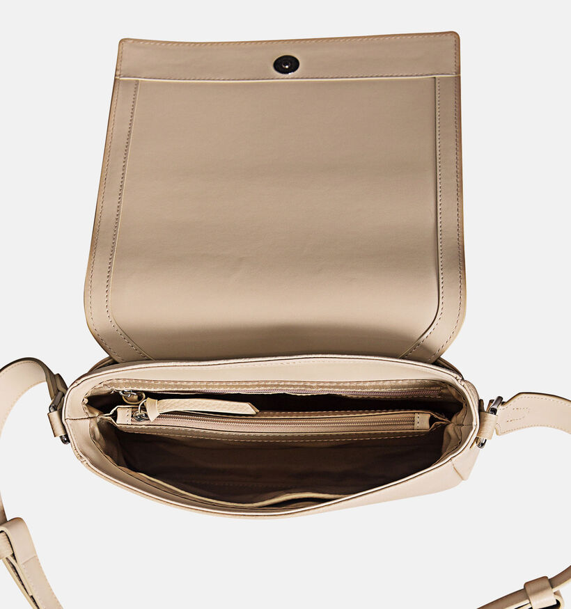 Crinkles Ecru Crossbody Tas voor dames (342330)