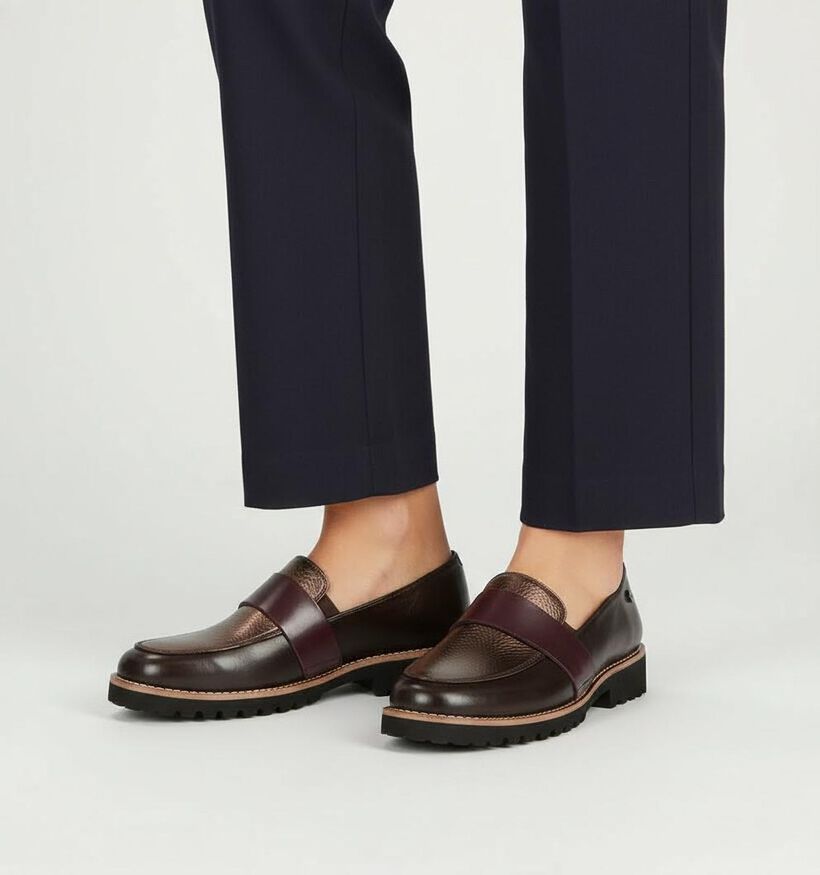 Regarde le Ciel Tekla Bruine Loafers voor dames (365548)