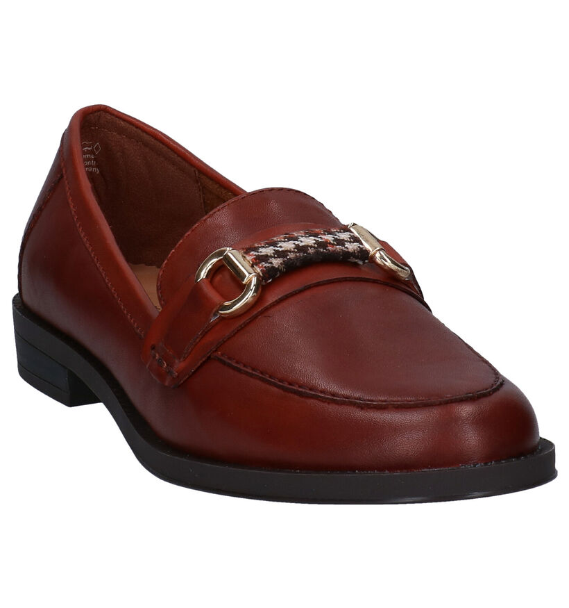 Tamaris TOUCH it Mocassins en Cognac en cuir (280777)