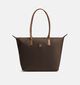 Tommy Hilfiger Popette Tote Donkerbruine Handtas voor dames (379496)