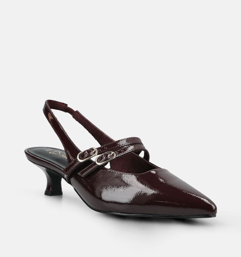 Marco Tozzi Bordeaux Kitten Heels voor dames (376540)
