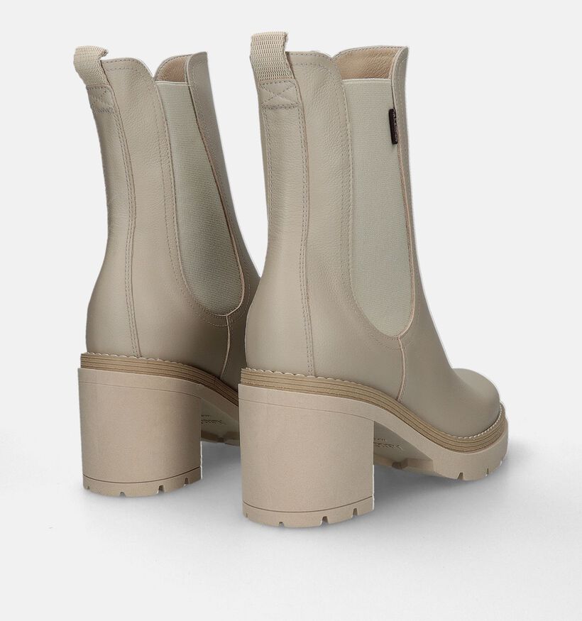 Avena Bottines à talons en Écru pour femmes (329946)