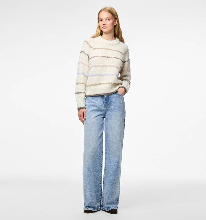 Pieces Nelia Lichtbeige Trui voor dames (361136)