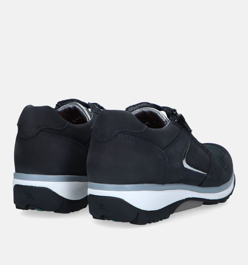 Xsensible Jersey Blauwe Sneakers voor dames (332376) - geschikt voor steunzolen