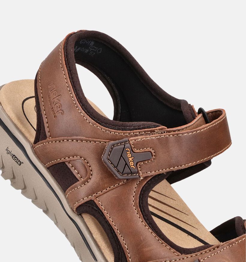 Rieker Sandales en Marron pour hommes (370512)