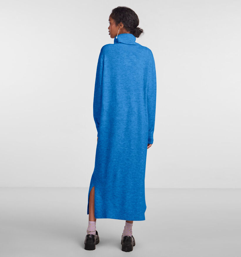 Pieces Juliana Blauwe Lange Trui jurk voor dames (344973)