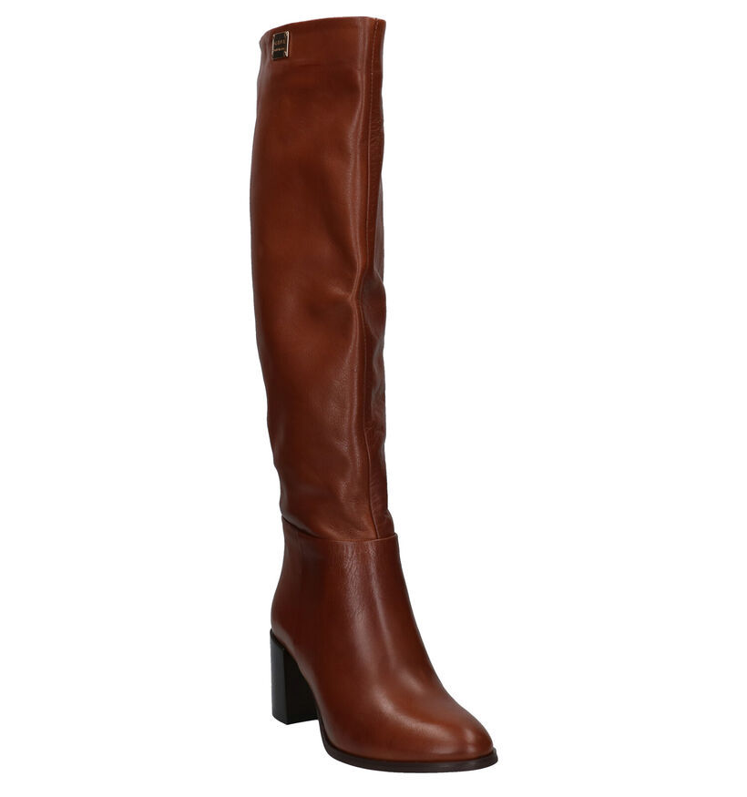 Scapa Cognac Knielaarzen in leer (281262)