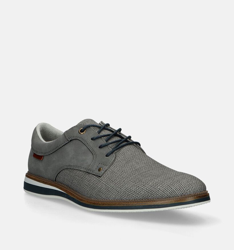 SJ Chaussures classiques en Gris pour hommes (340100)