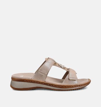 Ara High Soft Nu-pieds Blanc/Or