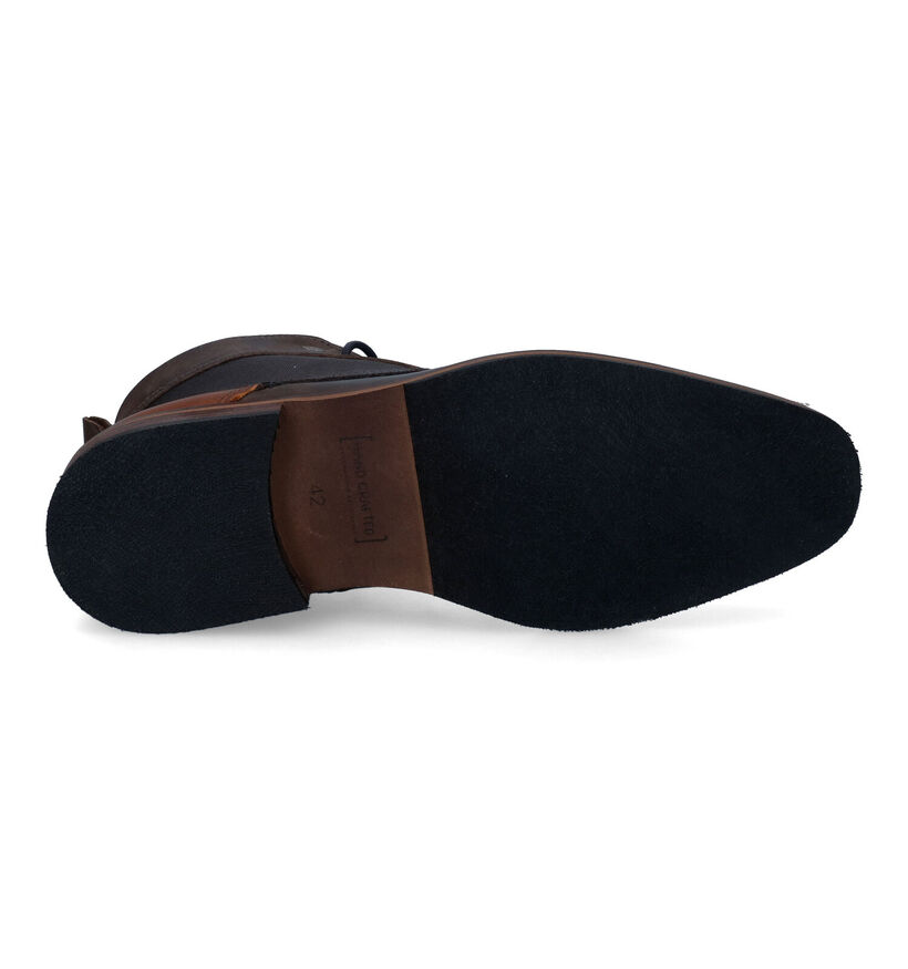 Bullboxer Chaussures classiques en Gris foncé pour hommes (313086) - pour semelles orthopédiques