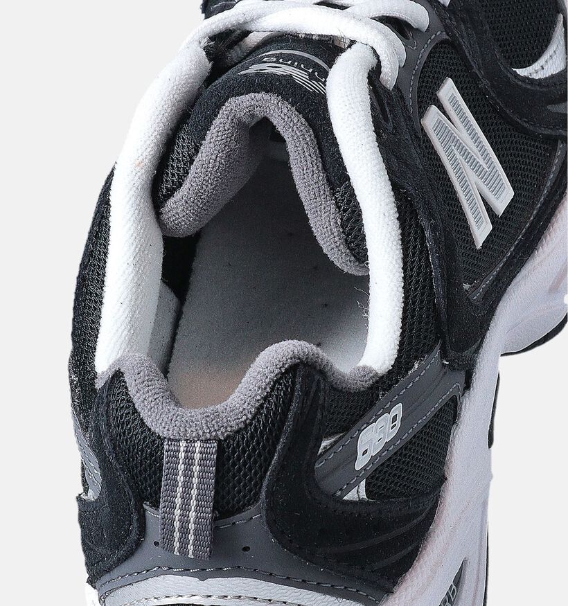 New Balance 530 Baskets en Noir pour femmes (359068) - pour semelles orthopédiques