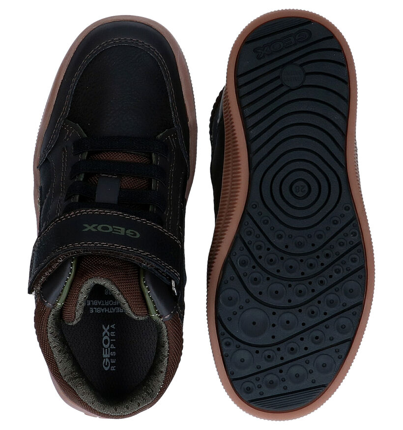 Geox Arzach Baskets en Noir en simili cuir (295084)