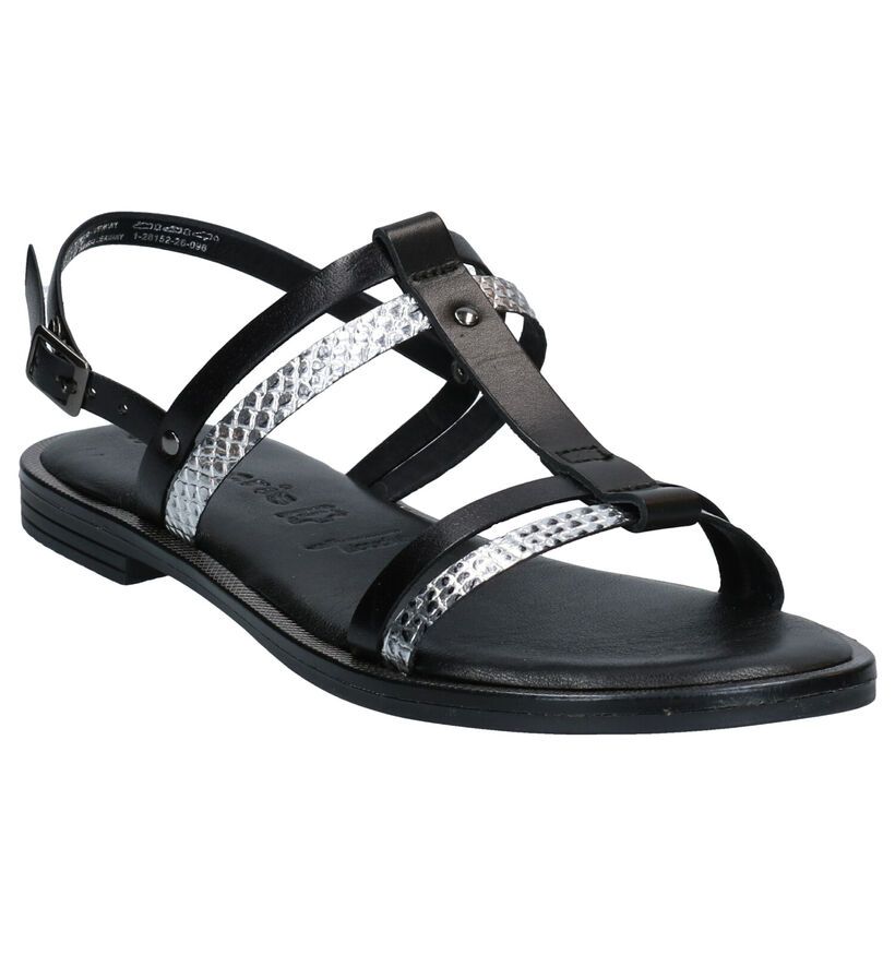 Tamaris Touch it Sandales en Beige in leer (289379)