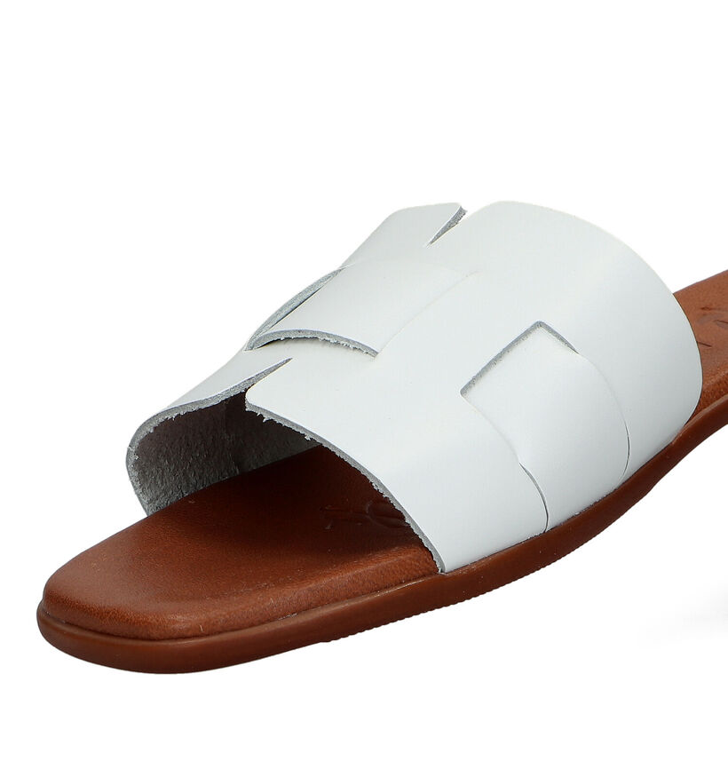 Oh My Sandals Nu-pieds plates en Blanc pour femmes (321775)