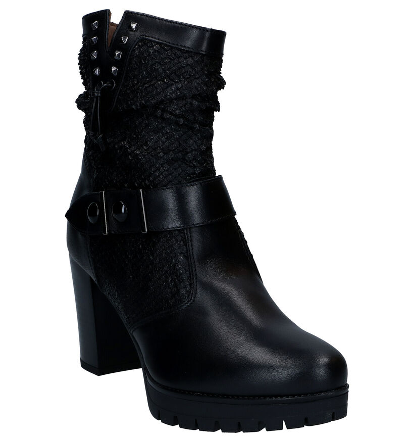 NeroGiardini Bottines à talons en Noir pour femmes (296580) - pour semelles orthopédiques