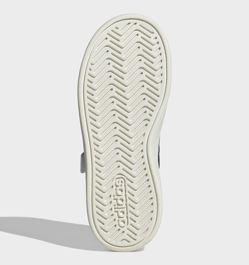 adidas Grand Court x Toy Story Witte/Blauwe Sneakers voor jongens (375471)