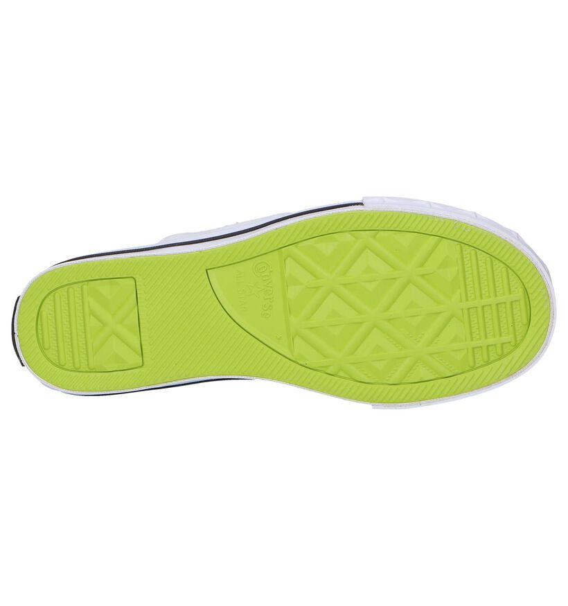 Cons One Star OX Nu-pieds plates en Blanc en textile (249163)