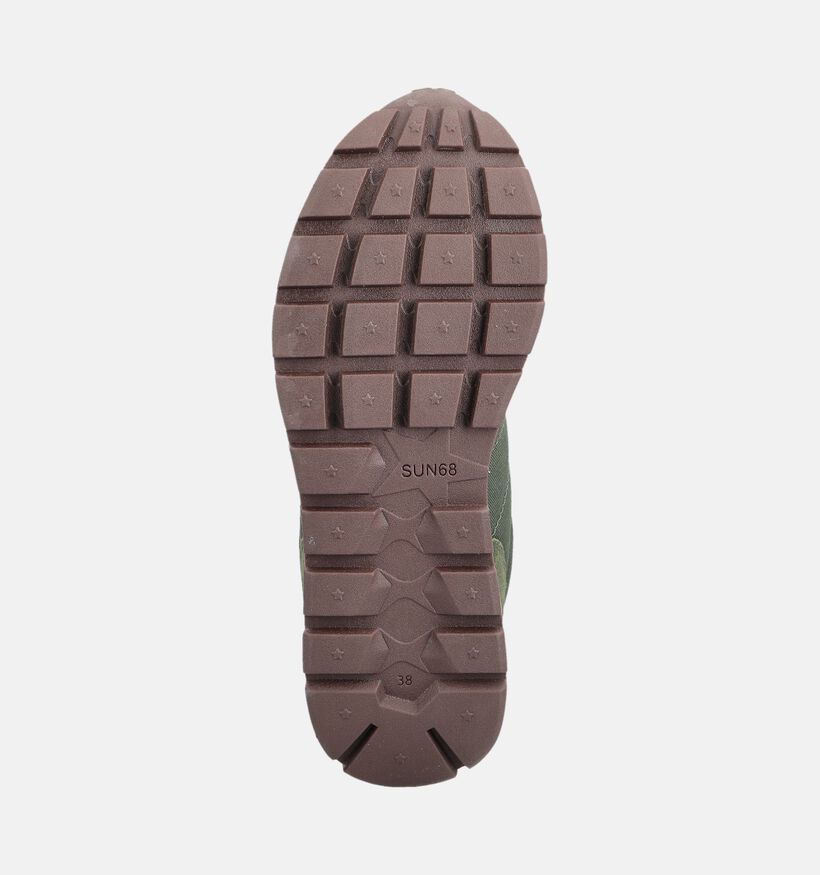 Sun68 Ally Solid Baskets en Vert kaki pour femmes (379716) - pour semelles orthop&eacute;diques