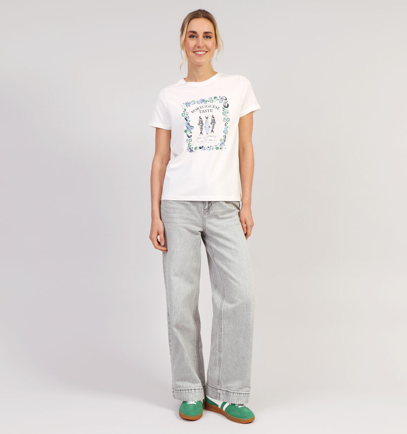 comma Wit T-shirt voor dames (354651)