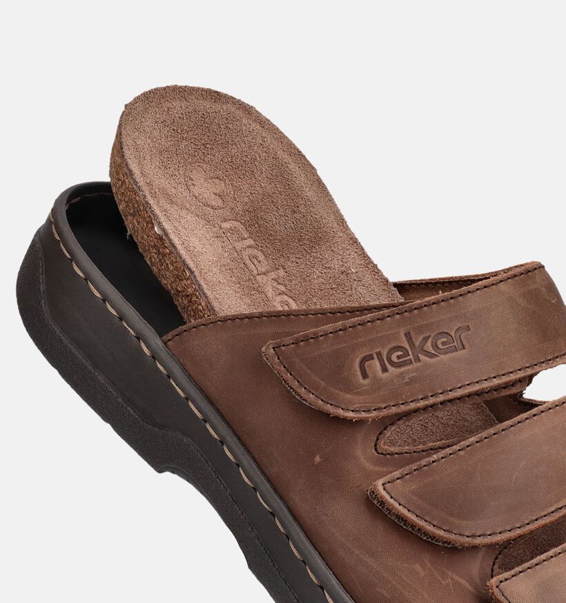 Rieker Cognac Slippers voor Steunzolen voor heren (370489) - geschikt voor steunzolen