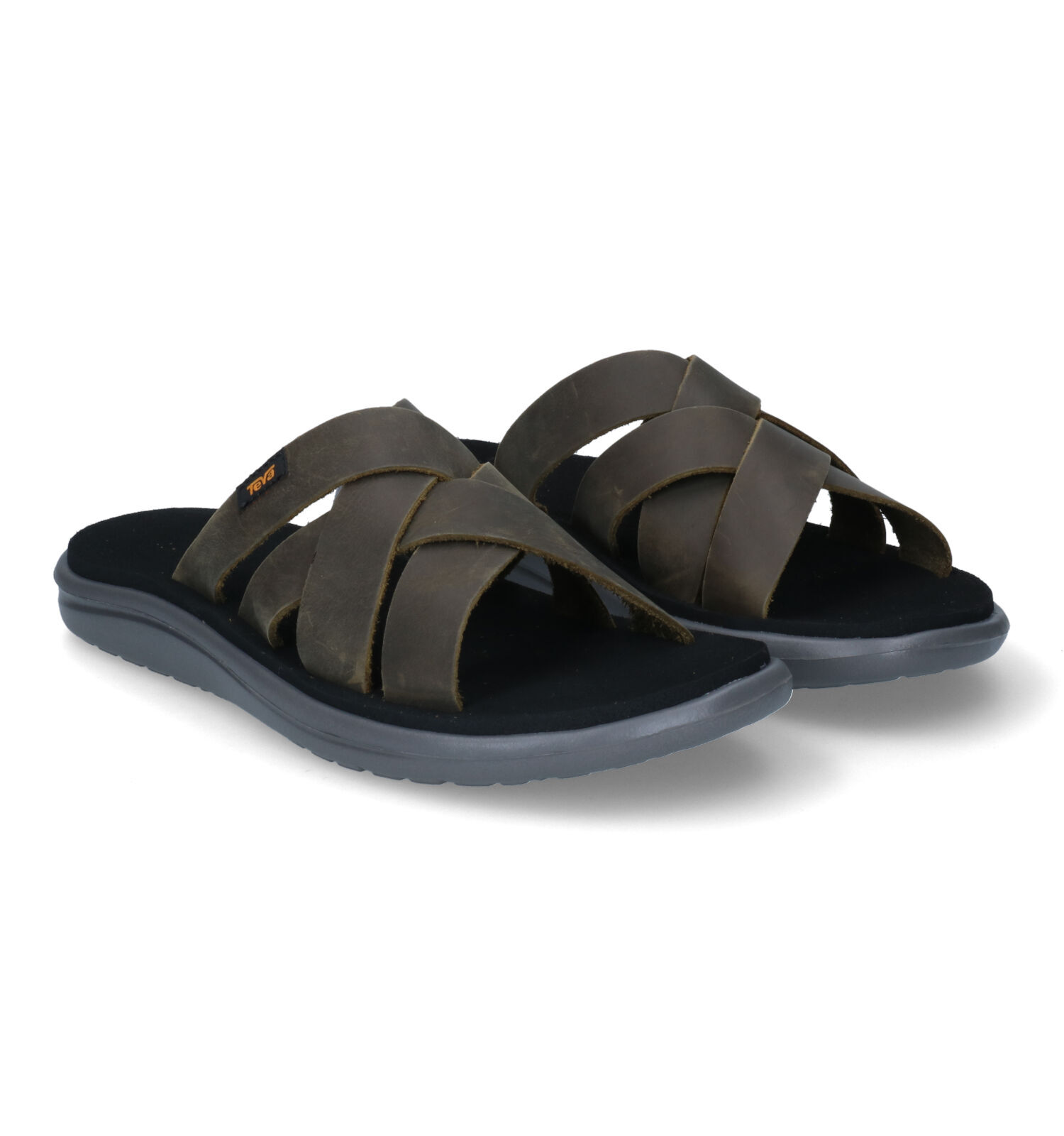 Teva slippers on sale heren leer