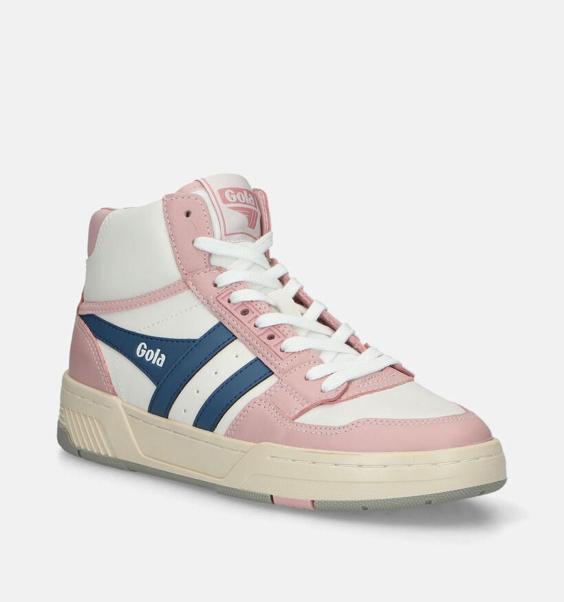 Gola Challenge High Baskets en Blanc pour femmes (328597) - pour semelles orthopédiques
