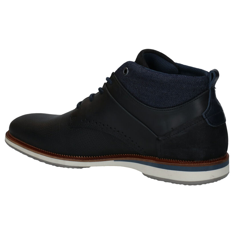 Bullboxer Chaussures hautes en Bleu foncé en cuir (281295)