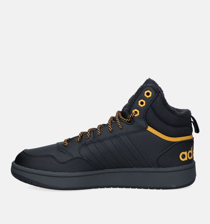 adidas Hoops 3.0 Mid Baskets en Noir pour hommes (329389)