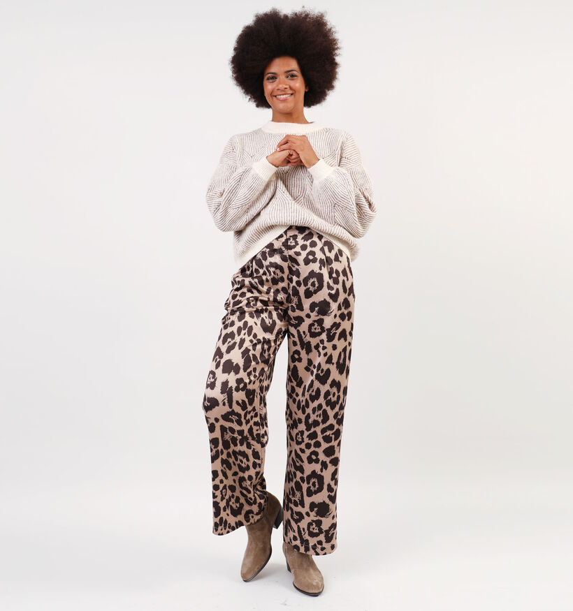 Vero Moda Merle Bruine Wijde broek voor dames (349061)
