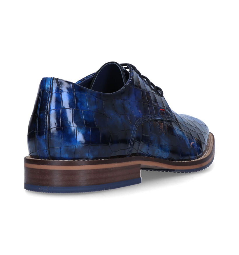 Bullboxer Chaussures classiques en Bleu pour hommes (331810) - pour semelles orthopédiques