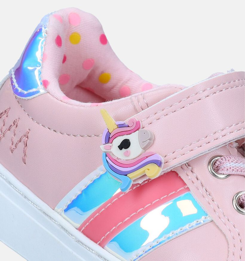 Milo & Mila Baskets basses en Rose pour filles (338481)
