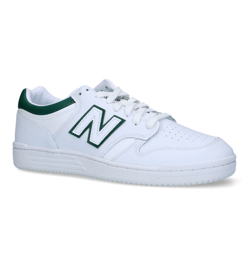 New Balance 480 Baskets en Blanc pour hommes (331485) - pour semelles orthopédiques