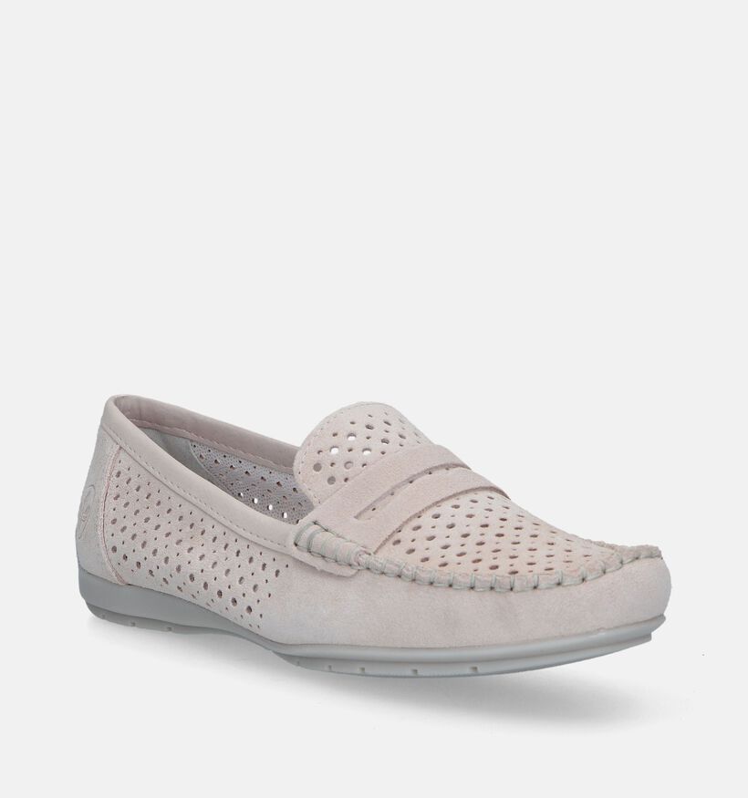 Rieker Mocassins en Rose pour femmes (339109)