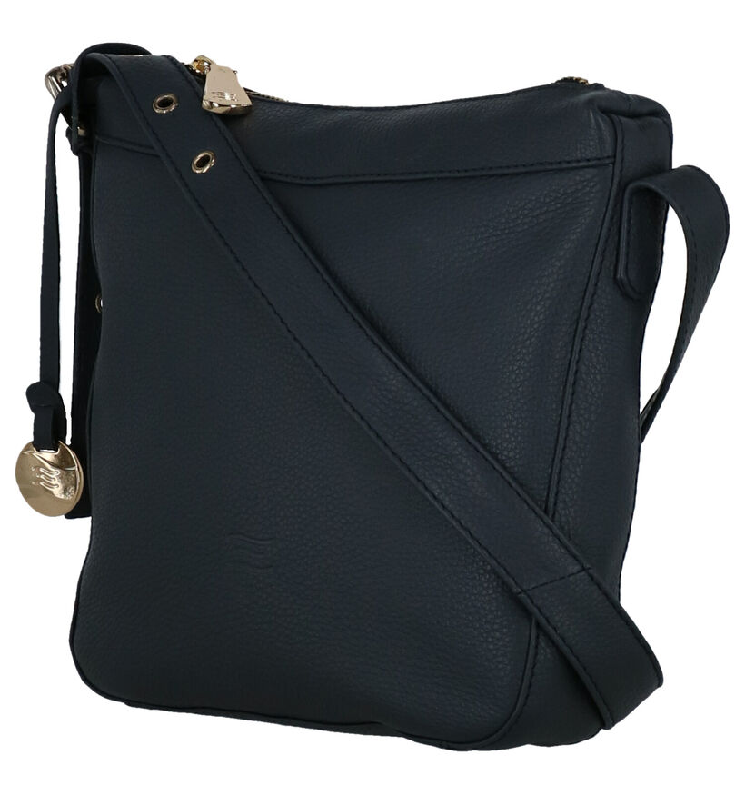 Crinkles Zwarte Crossbody Tas voor dames (324988)