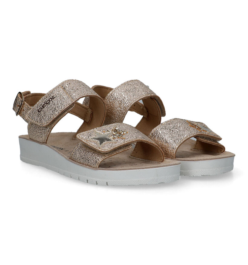 Geox Costarei Sandales en Or pour filles (321565)