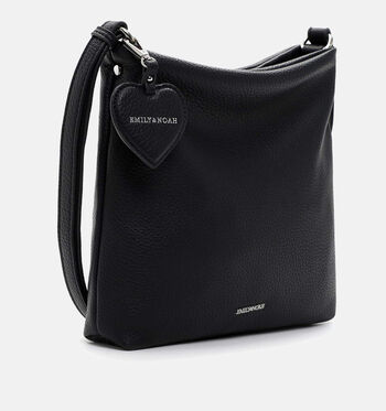 Emily & Noah Crossbody tassen Zwart/Wit/Bruin/Blauw