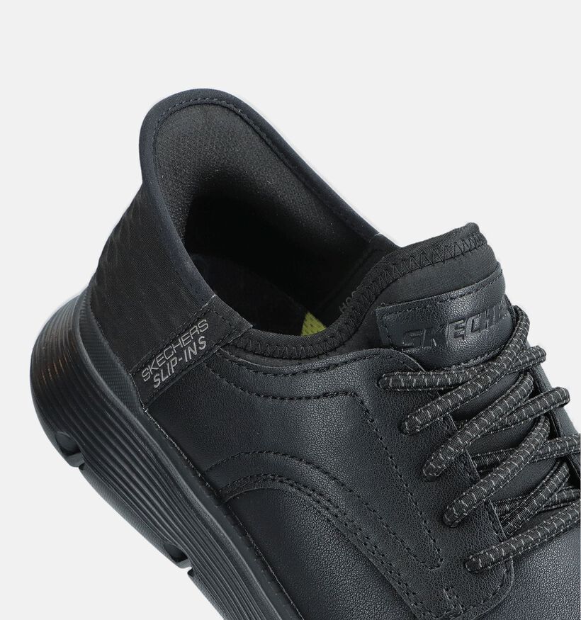 Skechers Garza Gervin Zwarte Slip-in Sneakers voor heren (371034)