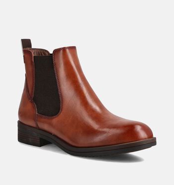 Tamaris Boots Noir/Cognac/Taupe