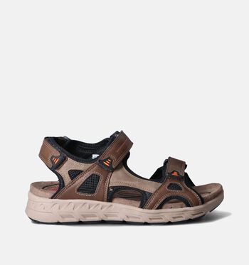 Relife Sandales Marron/Taupe/Bleu