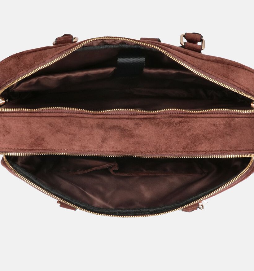 Olivia Lauren Lucas Sac ordinateur en Brun fonc&eacute; pour femmes (384019)