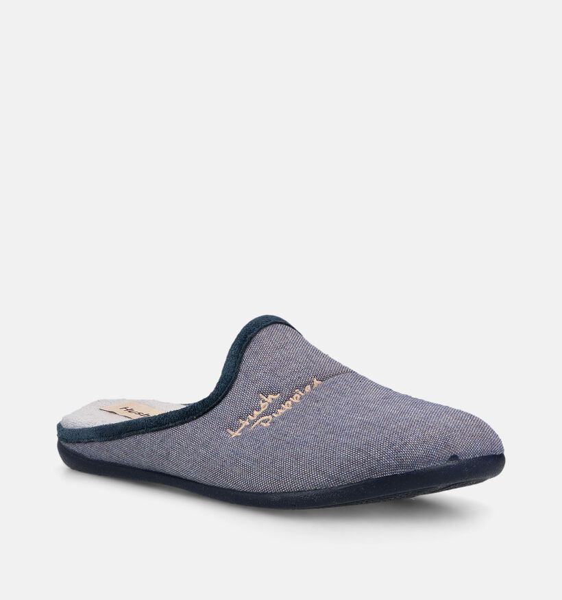 Hush Puppies Daron Pantoufles ouvertes en Bleu pour femmes (370590)