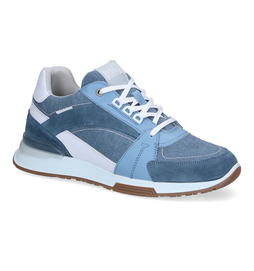 Bullboxer Chaussures plates en Bleu clair pour hommes (308628) - pour semelles orthopédiques